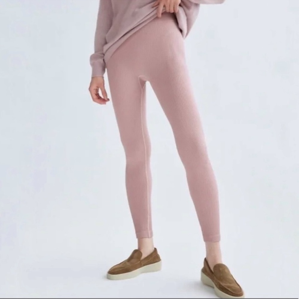 NWT babaton ribbed leggings balsam seamless